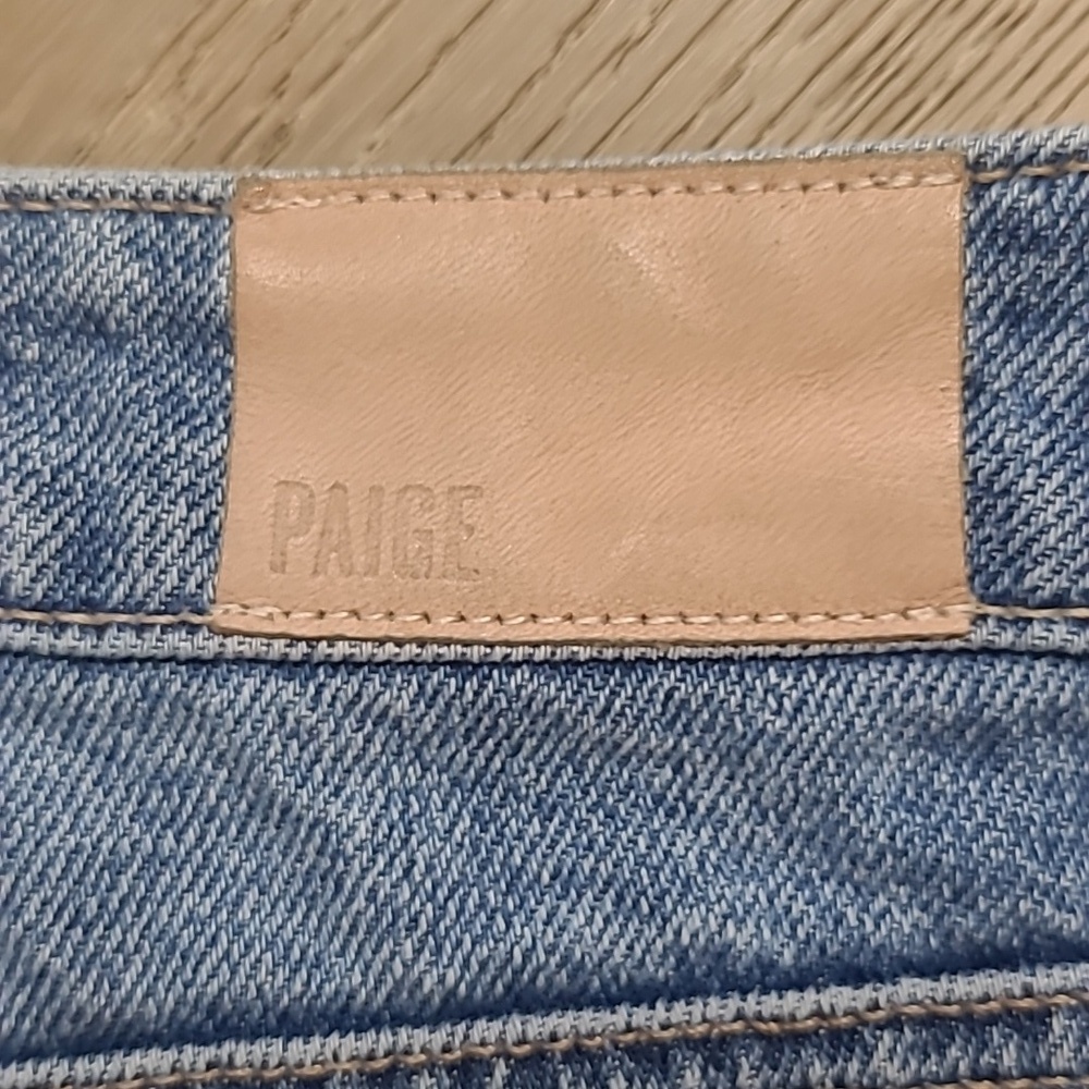 EUC Paige Jeans Women's sz 28 Straight Leg Hi Rise Premium Denim Jeans Pants - Picture 6 of 13
